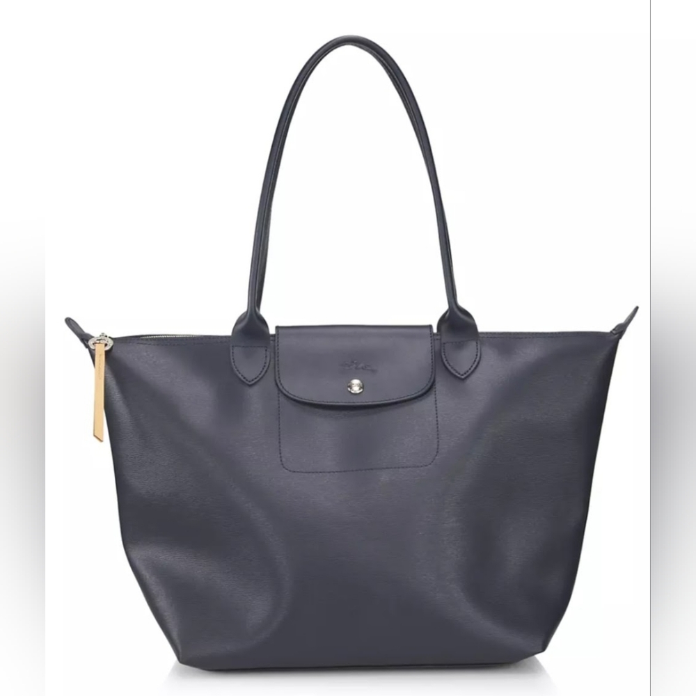 Longchamp Navy Blue Le Pliage Tote